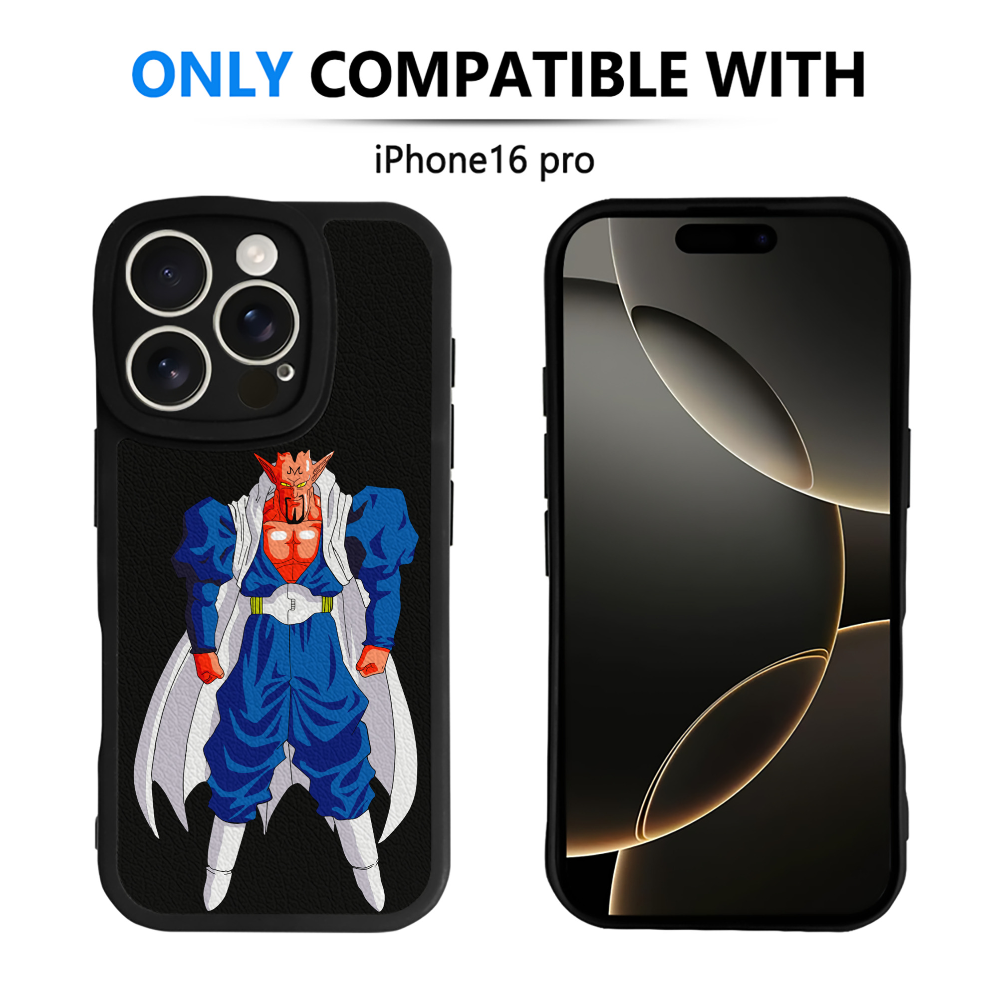 （画像用） ドラゴンボール DRAGON BALL 【iPhone 16シリーズ対応】シリコンスマホケース（レザー調） 材質：シリコン